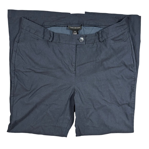 Lane Bryant Pants - Lane Bryant Women's Navy Blue Flat Front Bootcut Dress Pants Size‎ 18R